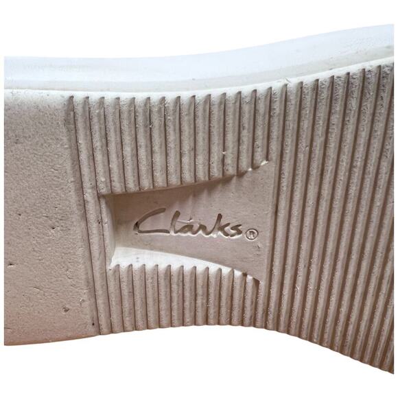 COLLECTION BY CLARKS LAYTON LACE Women's Size 6 Black Leather Sneakers Shoes - Picture 12 of 15